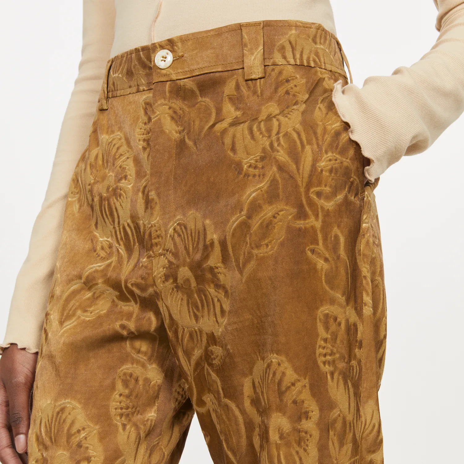 Aniara Flower Power Floral Print Trousers