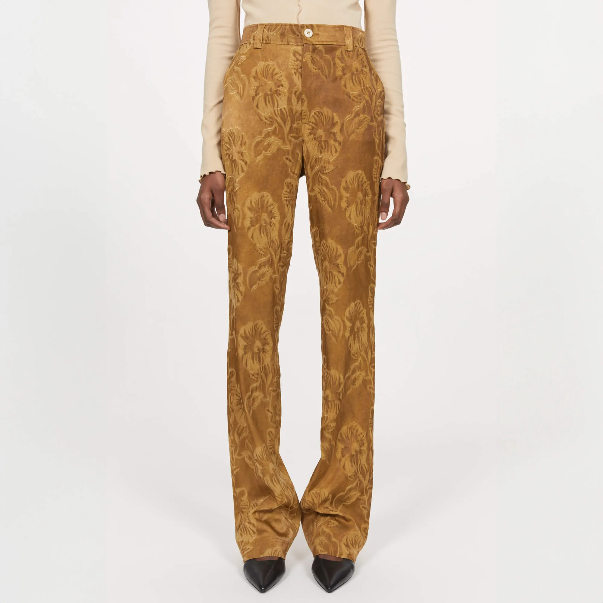 Aniara Flower Power Floral Print Trousers