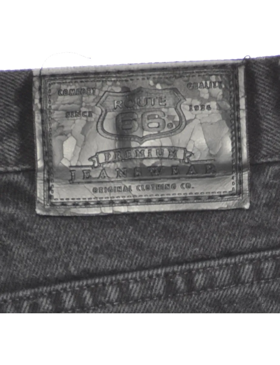 Black Tapered Jeans - W27 L29