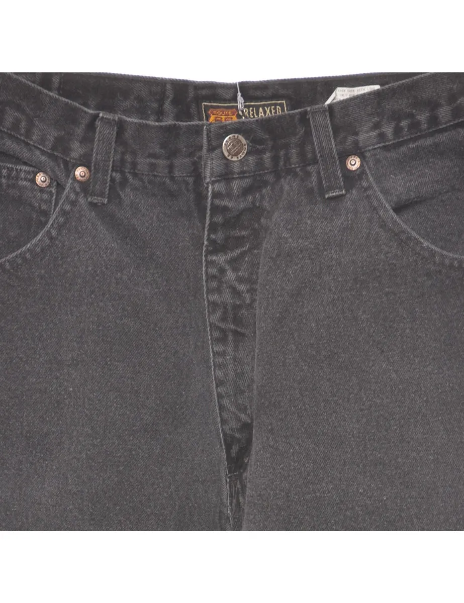 Black Tapered Jeans - W27 L29