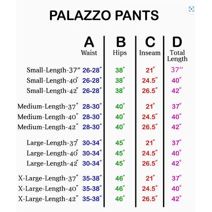 BUNDLE: 4-Pack Palazzo Pants (Assorted Solid Colors) - Thailand