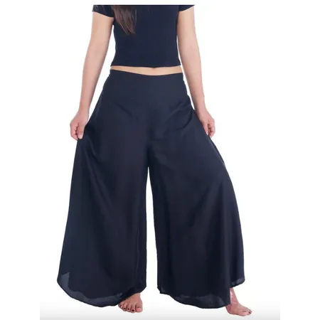 BUNDLE: 4-Pack Palazzo Pants (Assorted Solid Colors) - Thailand