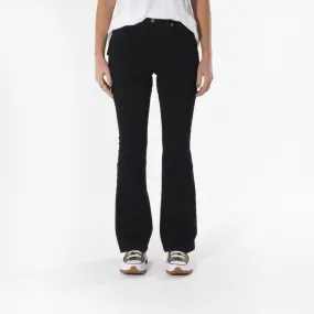 DR DENIM SONIQ 1910121 BLACK PANTALONE ZAMPA DONNA