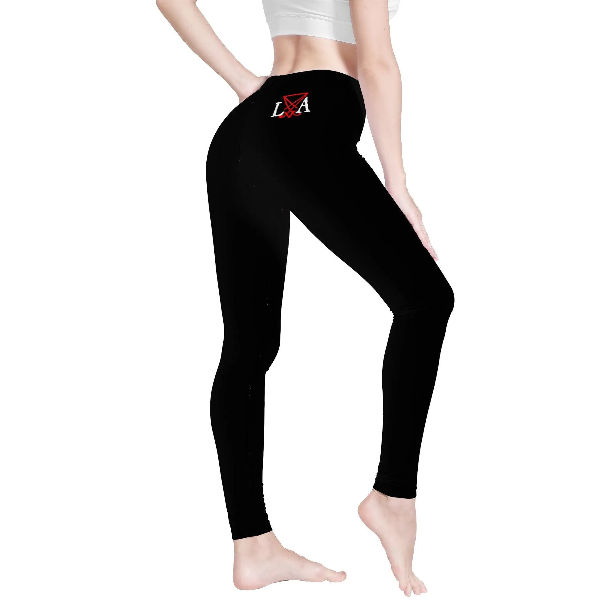 I Love Satan Yoga Leggings