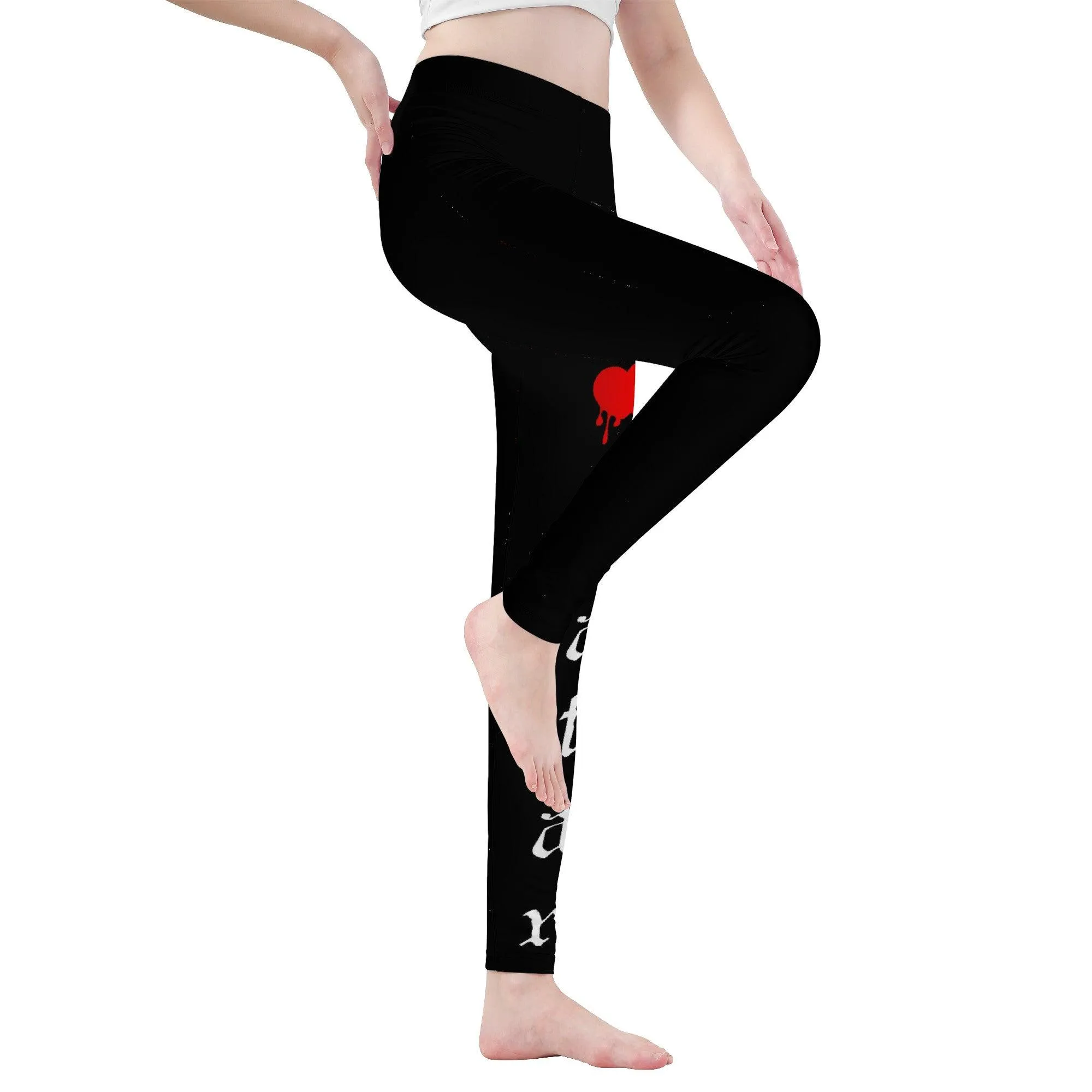 I Love Satan Yoga Leggings