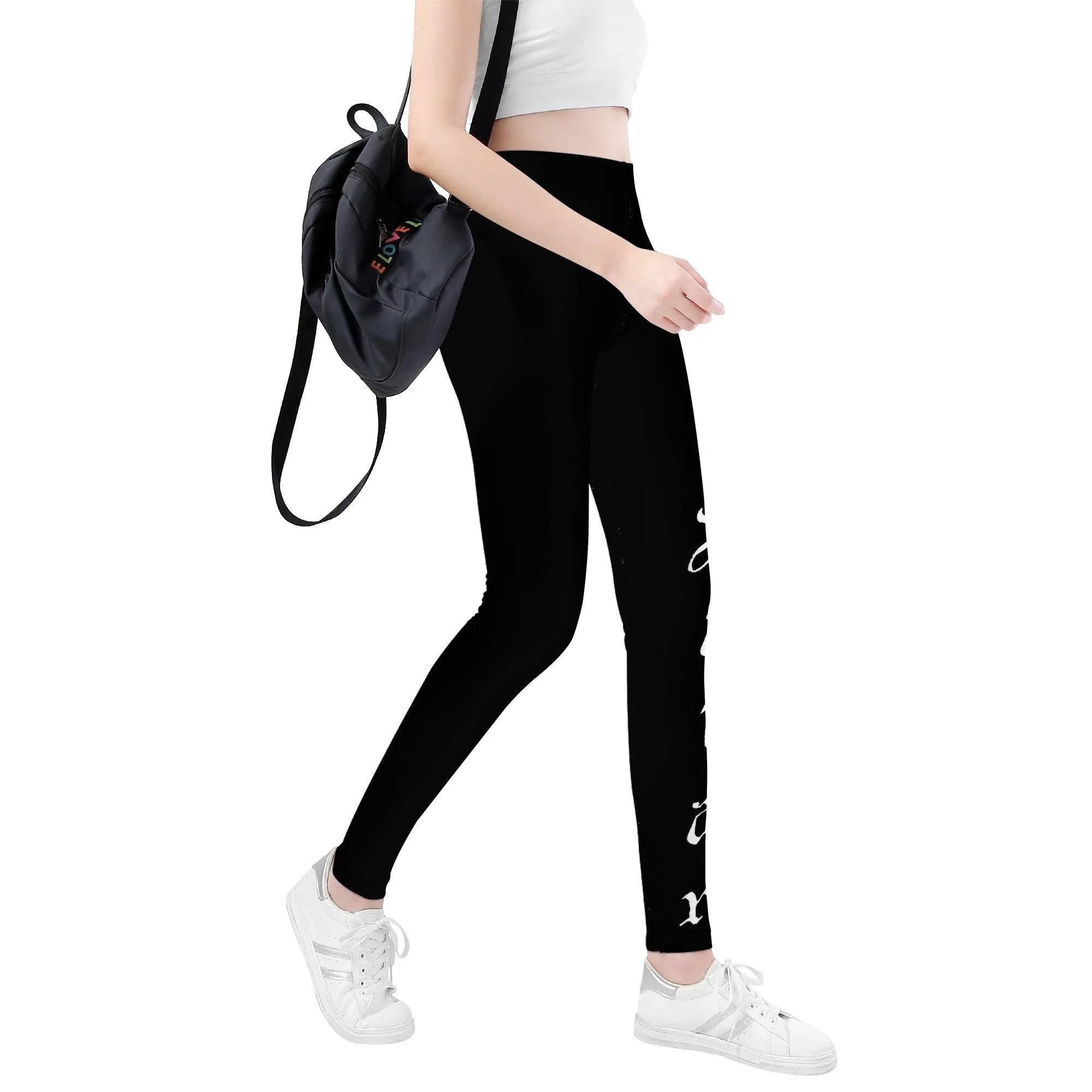 I Love Satan Yoga Leggings