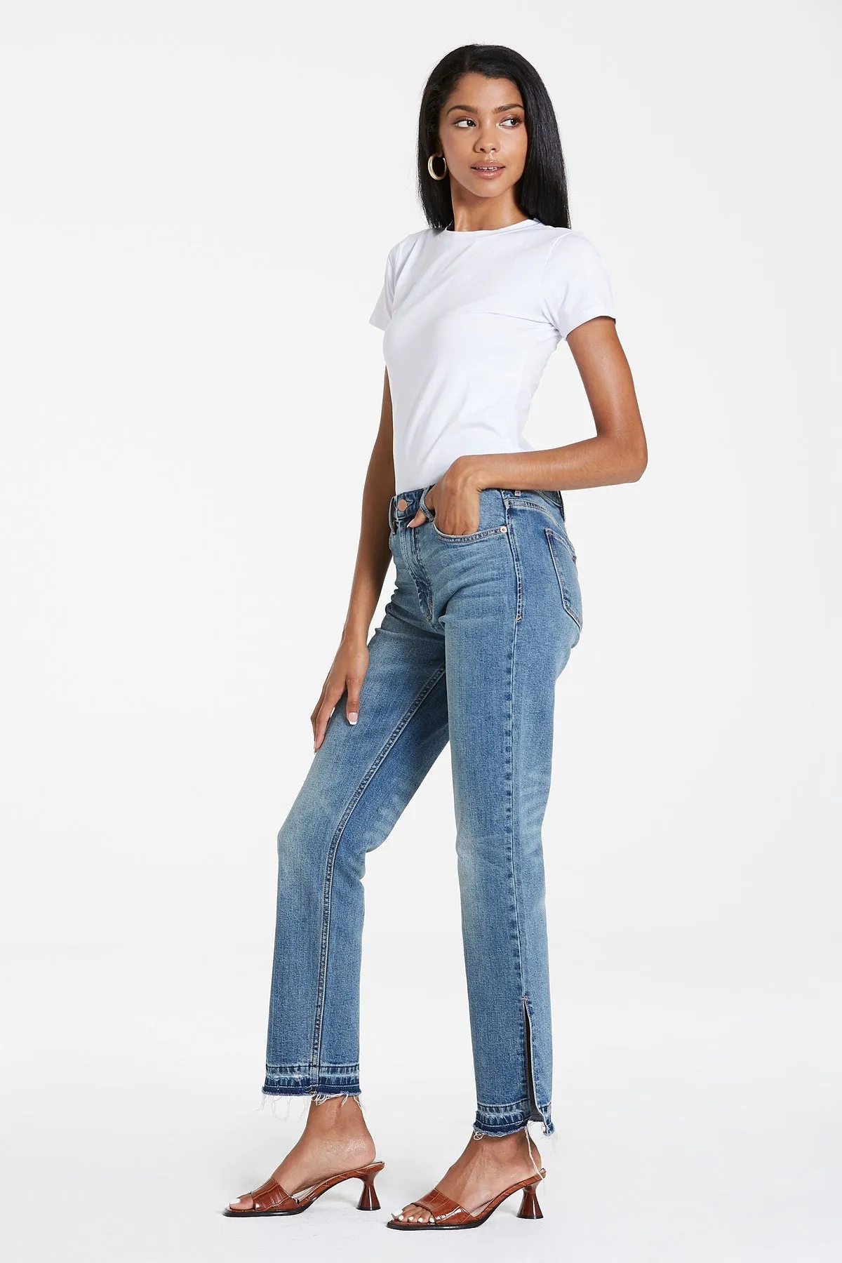 Jodi Super High Rise Straight Jeans