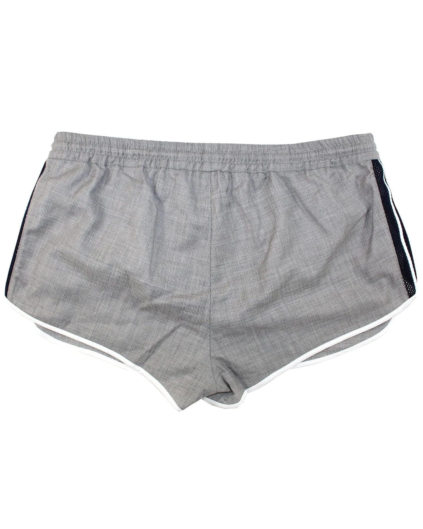 Kiton Men Shorts M Gray Wool Blend SALE