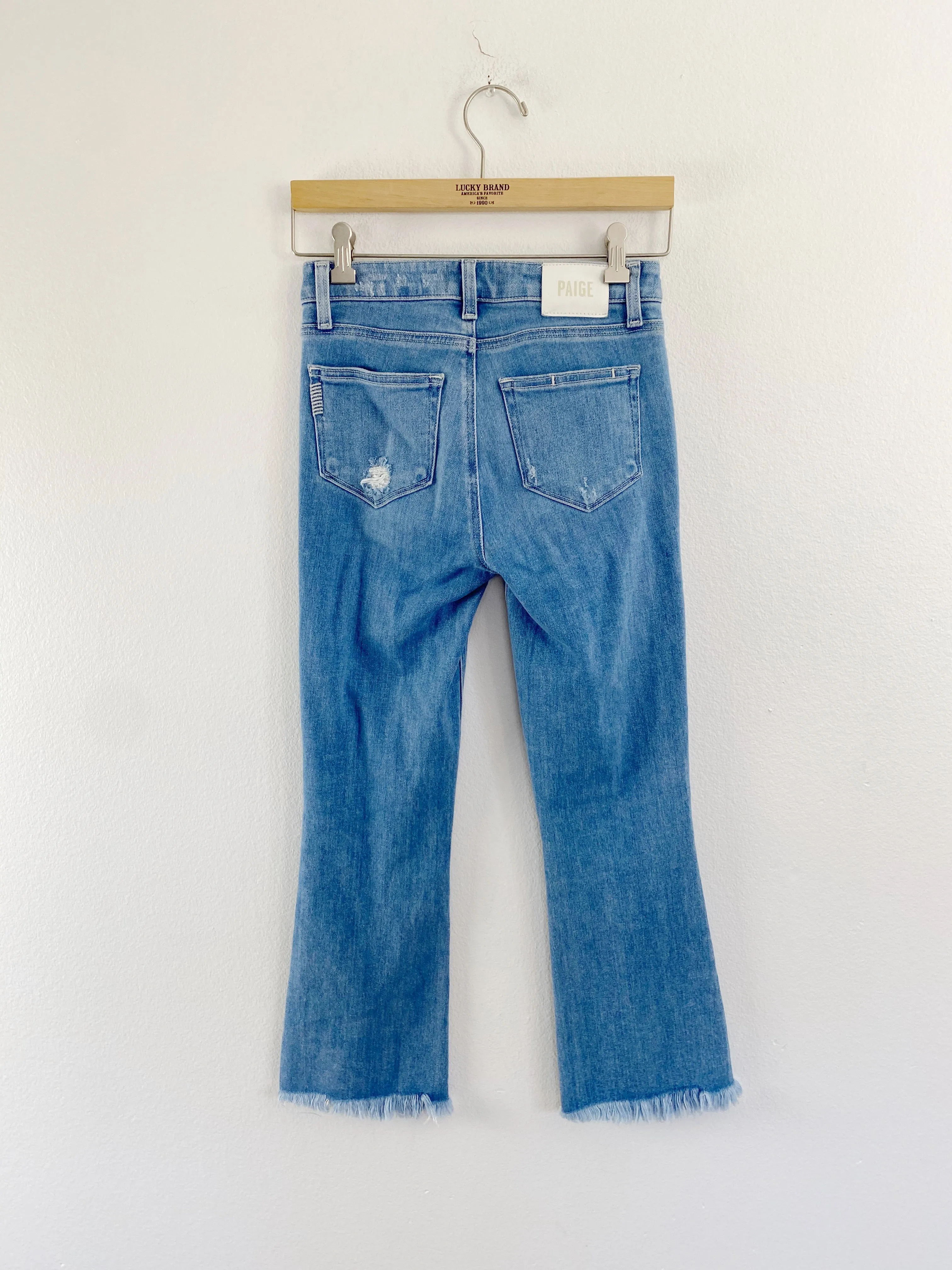 PAIGE Colette Crop Flare Jeans size 25