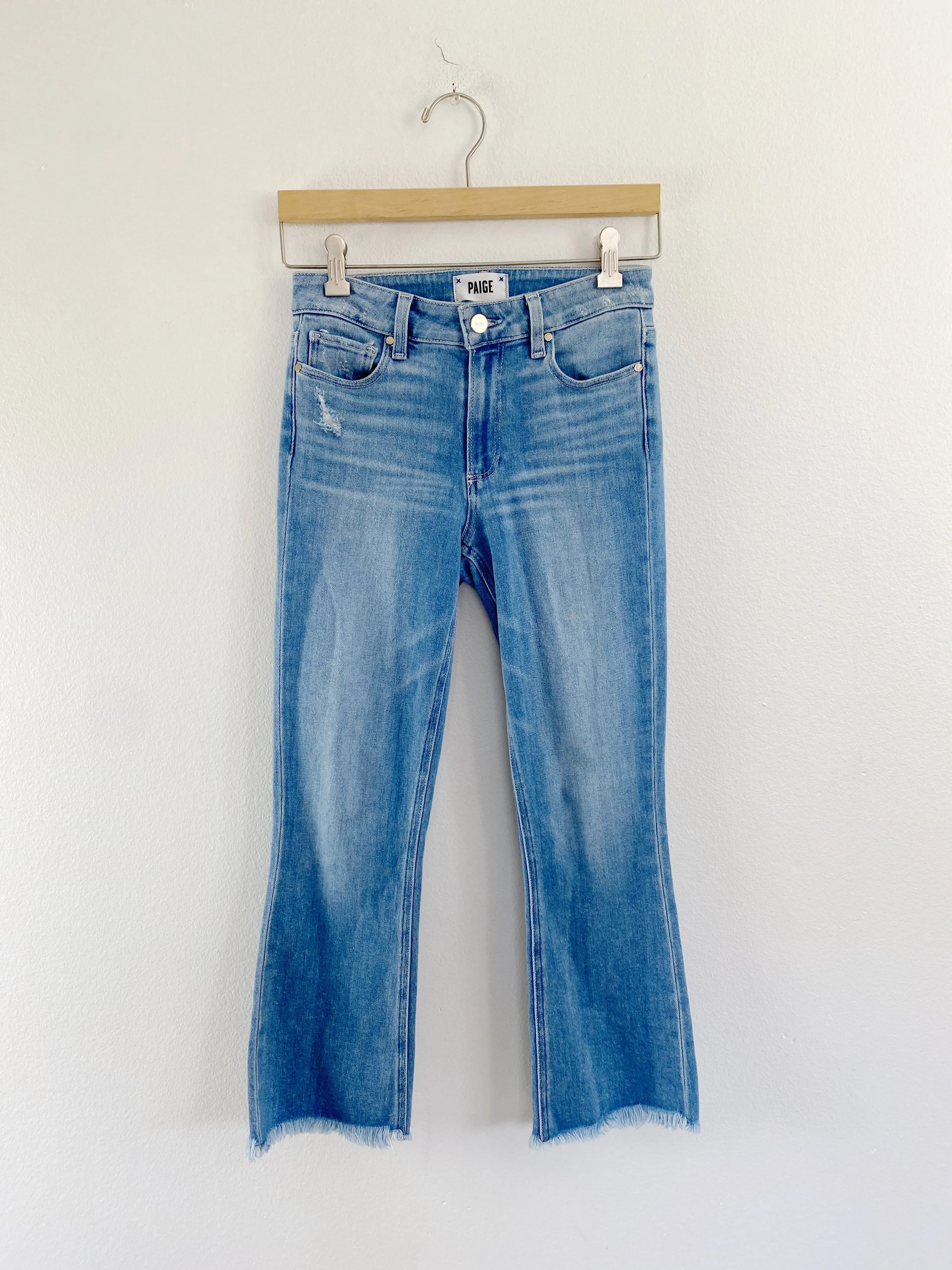 PAIGE Colette Crop Flare Jeans size 25