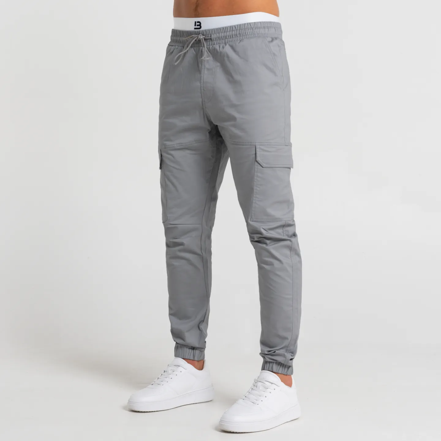Rivero Cargo Pants - Light Grey