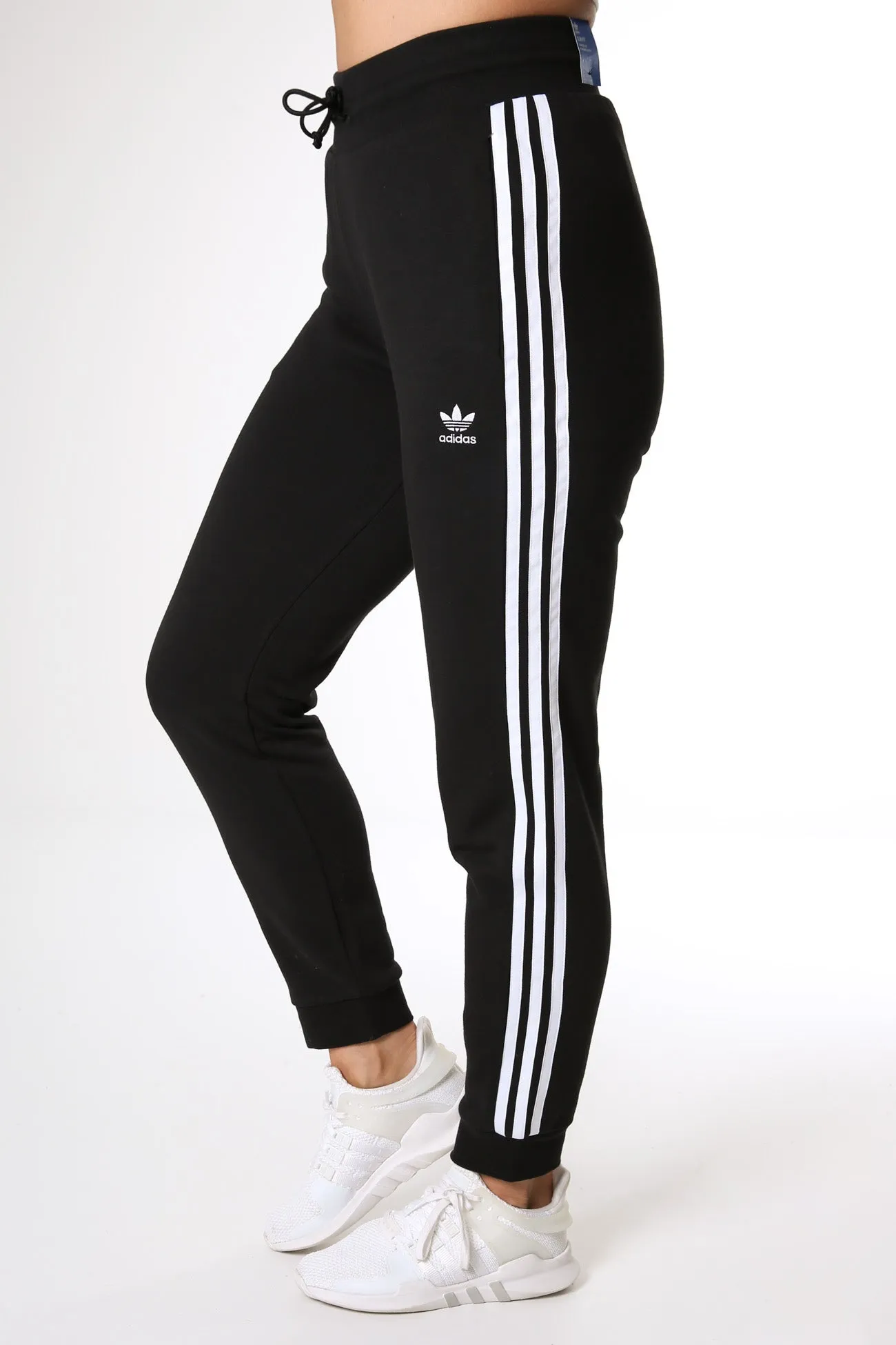 Slim Cuffed Pants Black
