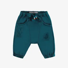 Souris Mini - Wide Fit Stretch Denim Twill Pants - Blue