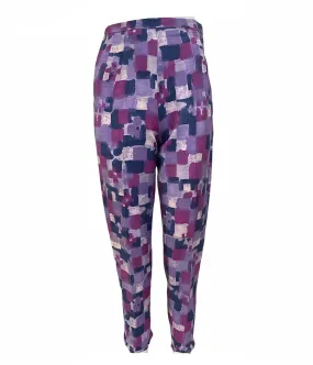 The Virtuoso Pant by White Stag 60s Purple Watercolor Print Apres Ski Pants